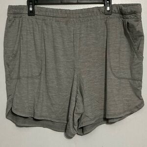 St. John's Bay Heather Gray Athletic Shorts